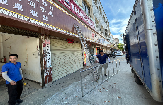  三台装招牌的时候要注意什么？