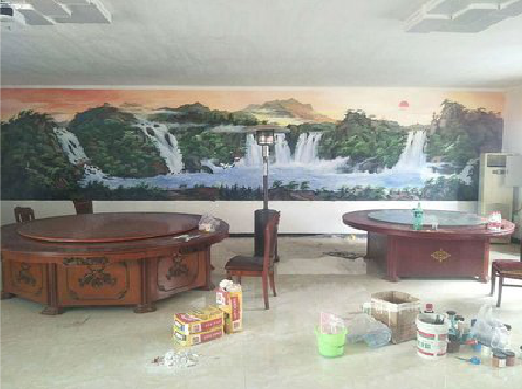  三台墙绘-写实风景