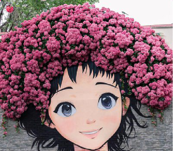  三台墙体彩绘-网红墙打卡