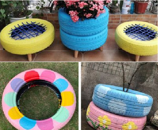  三台墙体彩绘-变废为宝