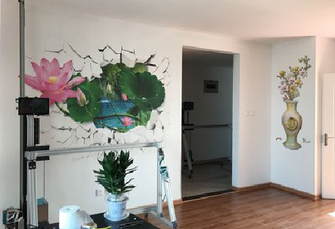  三台墙体彩绘相比墙纸的优势。