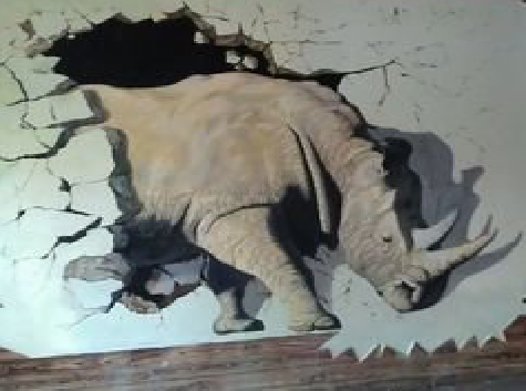  三台在墙绘中，如何绘制3D效果？