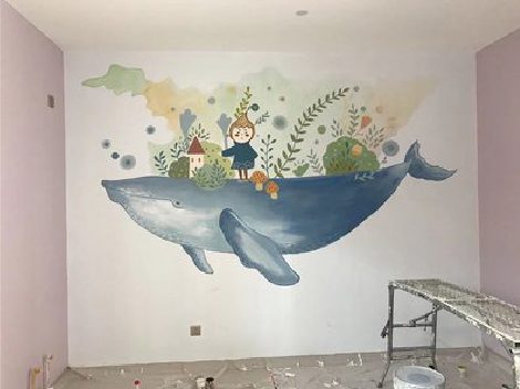  三台手绘墙的特点及优势。