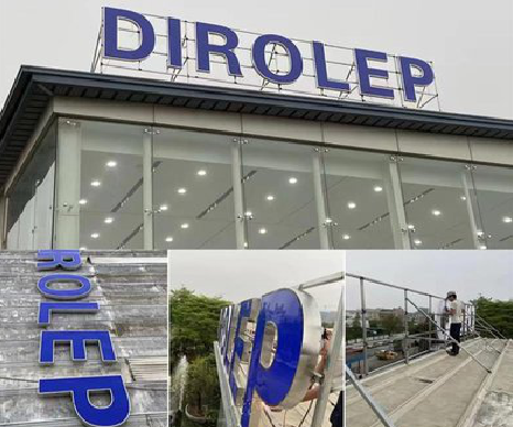  三台楼顶发光字安装的注意事项。